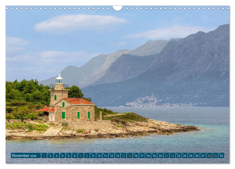 Produktbild: Insel Hvar - Der sonnigste Platz der Adria (Wandkalender 2026 DIN A3 quer), CALVENDO Monatskalender