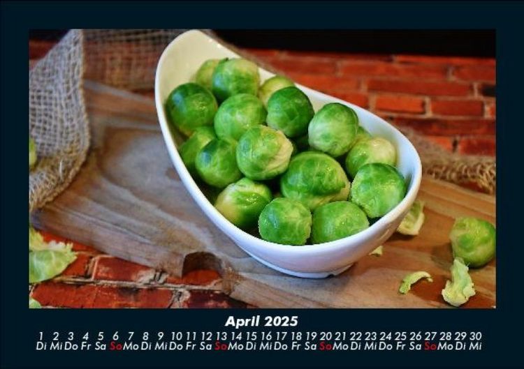 Produktbild: Gem&uuml;sekalender 2025 Fotokalender DIN A5