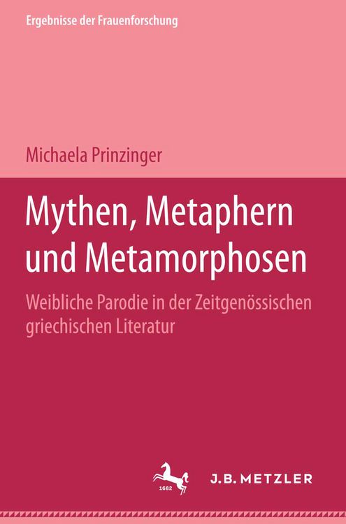 Produktbild: Mythen, Metaphern und Metamorphosen