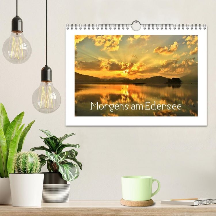 Produktbild: Morgens am Edersee (Wandkalender 2026 DIN A4 quer), CALVENDO Monatskalender