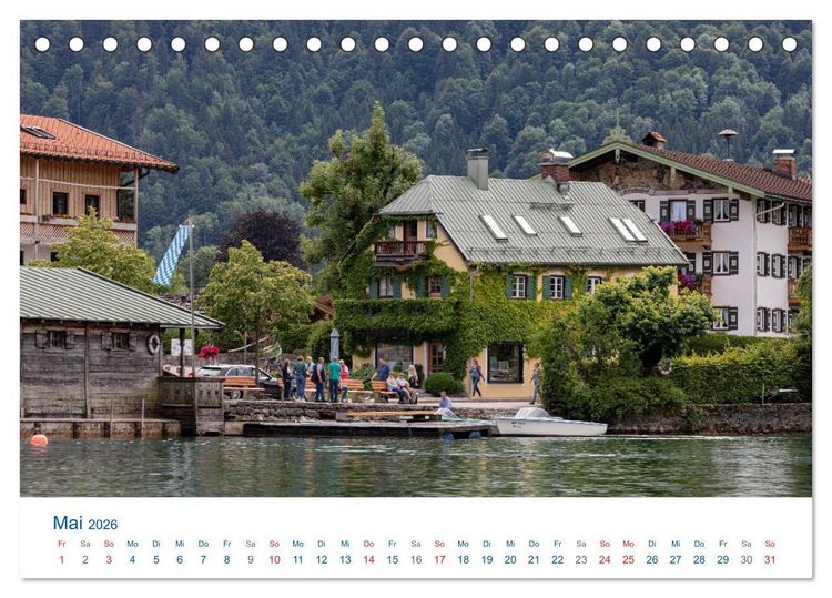 Produktbild: Sch&ouml;ner Tegernsee (Tischkalender 2026 DIN A5 quer), CALVENDO Monatskalender