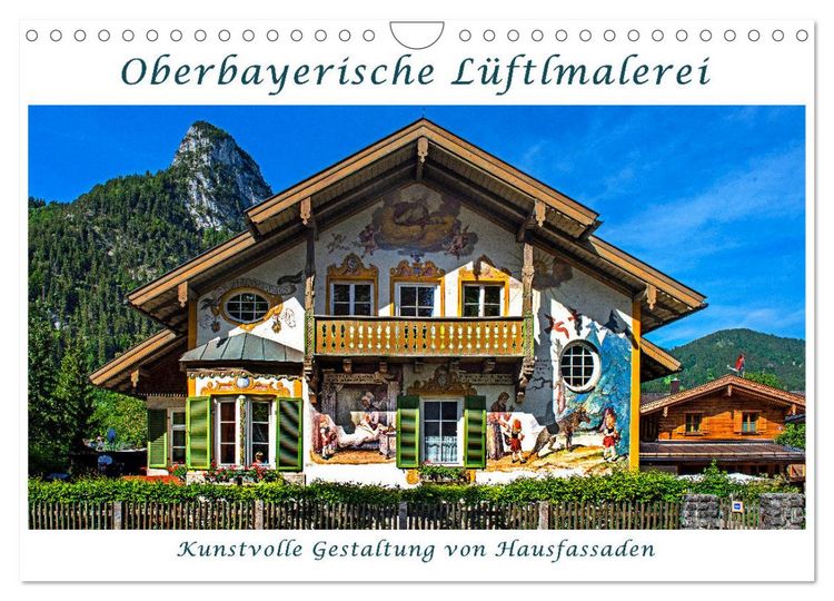 Produktbild: Oberbayerische L&uuml;ftlmalerei (Wandkalender 2026 DIN A4 quer), CALVENDO Monatskalender