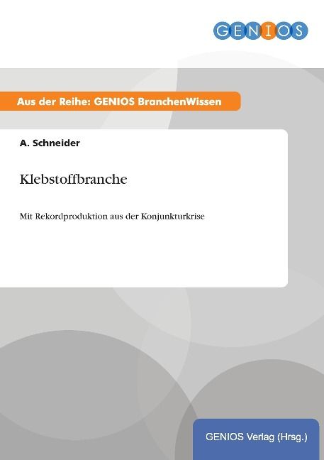 Produktbild: Klebstoffbranche