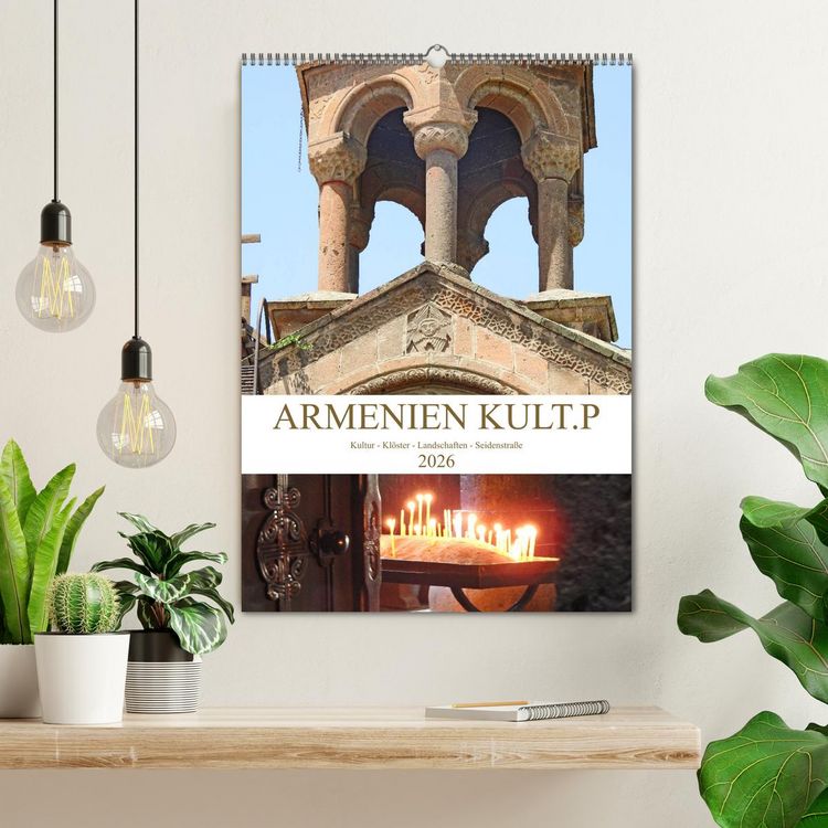 Produktbild: Armenien KULT.P - Kultur - Kl&ouml;ster - Landschaften - Seidenstra&szlig;e (Wandkalender 2026 DIN A2 hoch), CALVENDO Monatskalender
