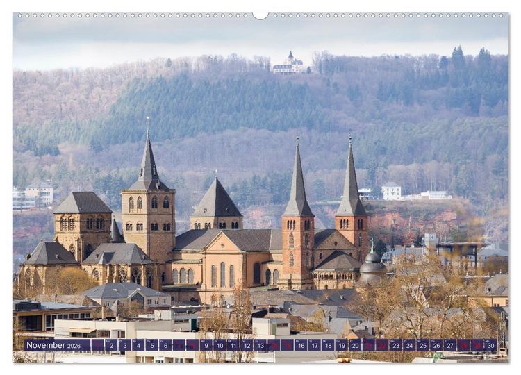 Produktbild: R&Ouml;MERSTADT TRIER (hochwertiger Premium Wandkalender 2026 DIN A2 quer), Kunstdruck in Hochglanz