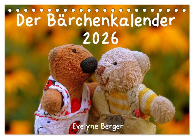 Produktbild: Der B&auml;rchenkalender 2026 (Tischkalender 2026 DIN A5 quer), CALVENDO Monatskalender