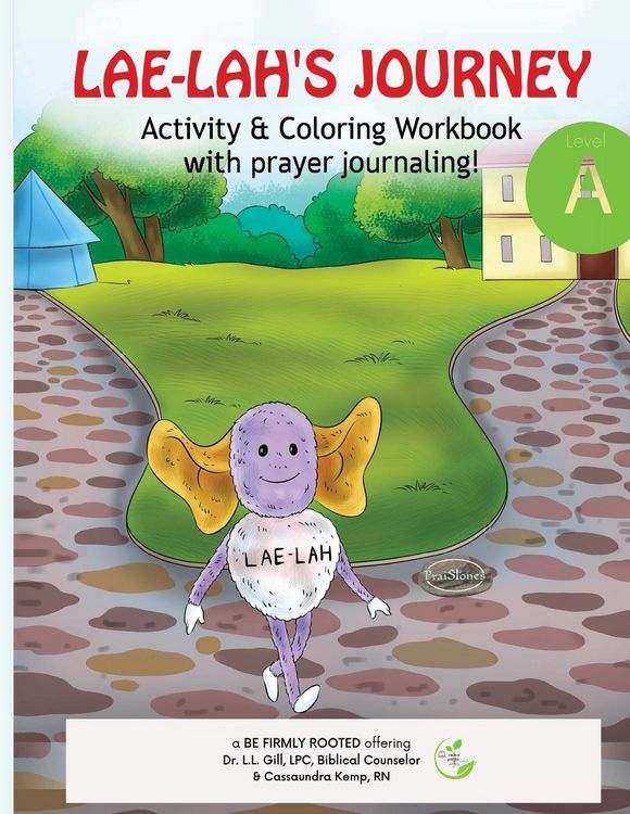Produktbild: LAE-LAH'S JOURNEY Activity & Coloring Workbook with prayer journaling!