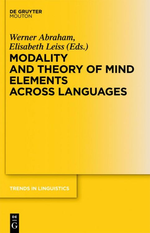 Produktbild: Modality and Theory of Mind Elements across Languages