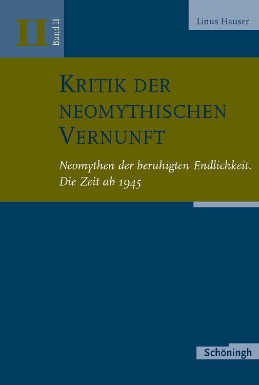 Produktbild: Kritik der neomythischen Vernunft