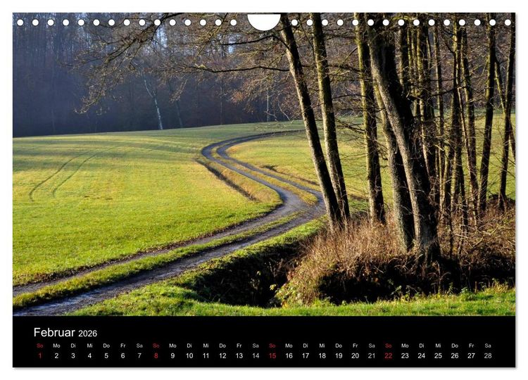 Produktbild: Wege 2026 (Wandkalender 2026 DIN A4 quer), CALVENDO Monatskalender
