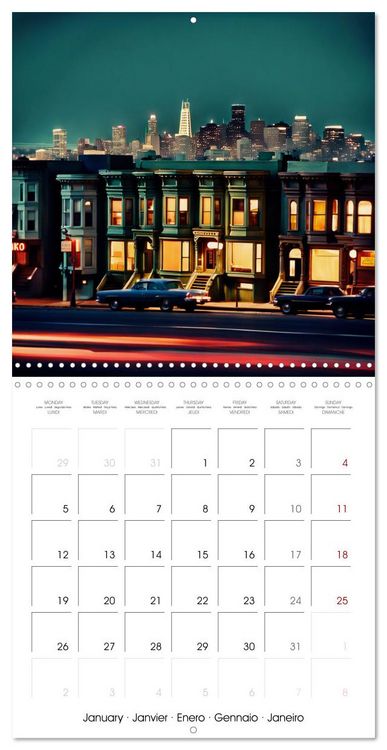 Produktbild: In love with Edward Hopper (Wall Calendar 2026 12 &times; 12 Inch) CALVENDO 12 Month Wall Calendar