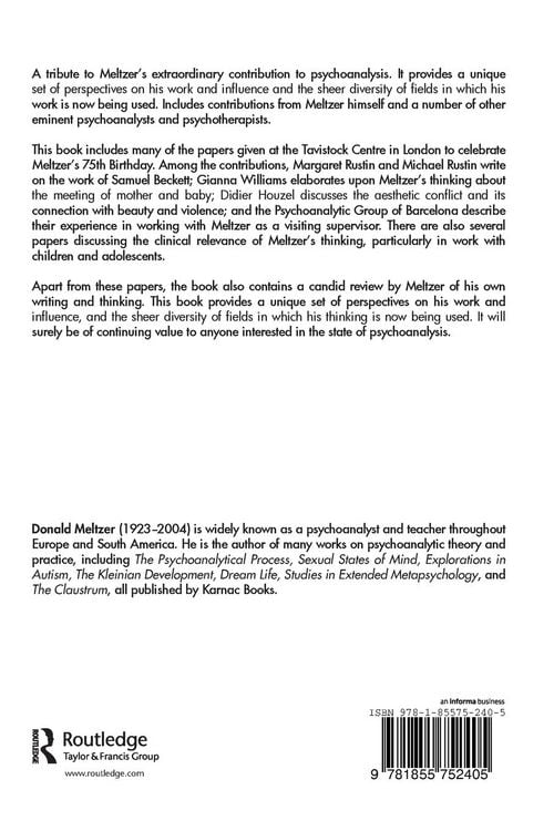 Produktbild: Exploring the Work of Donald Meltzer