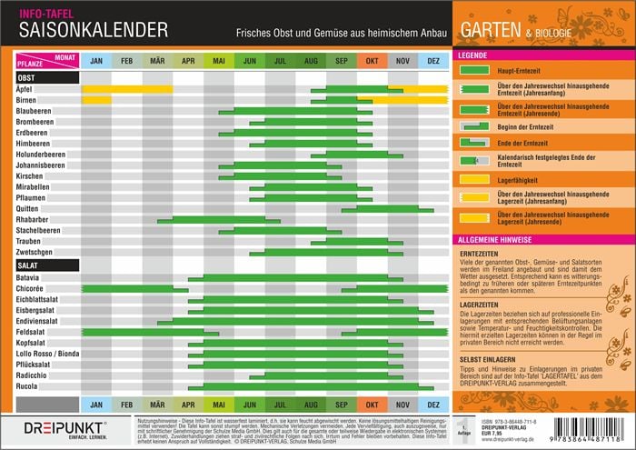 Produktbild: Saisonkalender