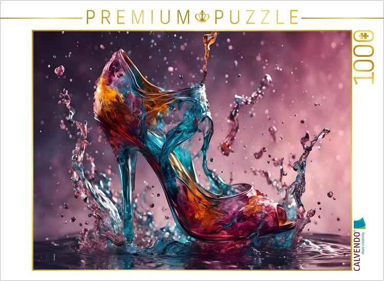 Produktbild: CALVENDO Puzzle Farbenfrohes Glanzst&uuml;ck | 1000 Teile Lege-Gr&ouml;&szlig;e 64x48cm Foto-Puzzle f&uuml;r gl&uuml;ckliche Stunden