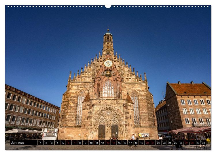 Produktbild: Wunderbares N&uuml;rnberg (Wandkalender 2026 DIN A2 quer), CALVENDO Monatskalender