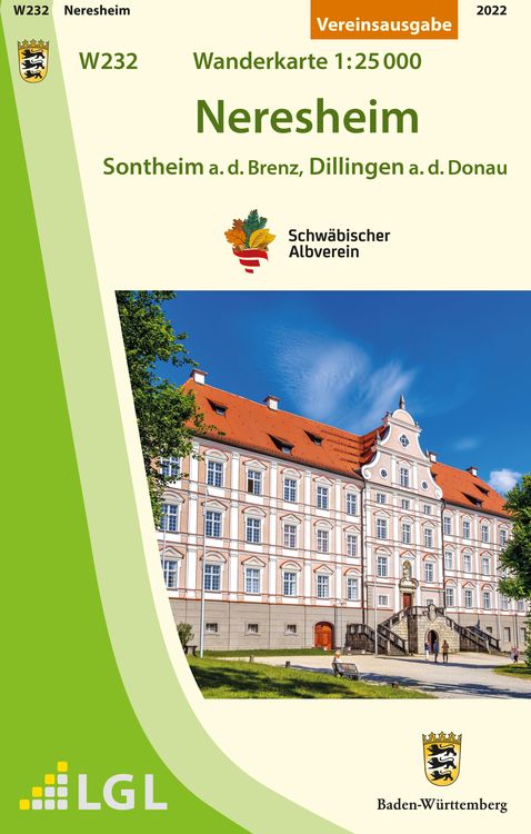 Produktbild: W232 Neresheim - Sontheim a.d.Brenz, Dillingen a.d.Donau