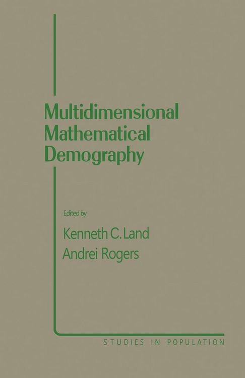 Produktbild: Multidimensional Mathematical Demography