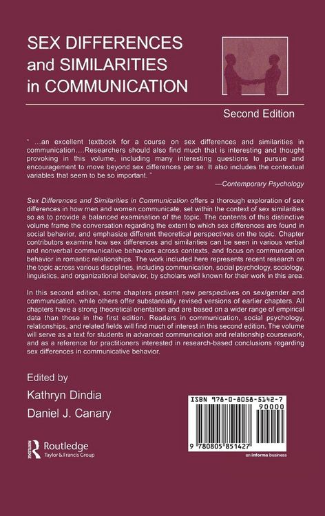 Produktbild: Sex Differences and Similarities in Communication