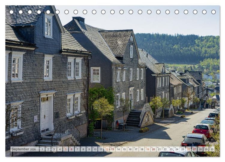 Produktbild: Bad Berleburg Impressionen (Tischkalender 2026 DIN A5 quer), CALVENDO Monatskalender