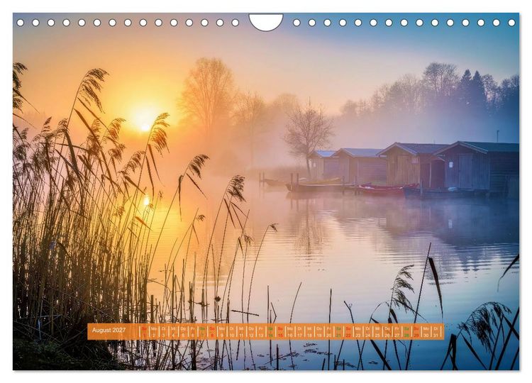 Produktbild: Malerische Seenlandschaft (Wandkalender 2027 DIN A4 quer), CALVENDO Monatskalender