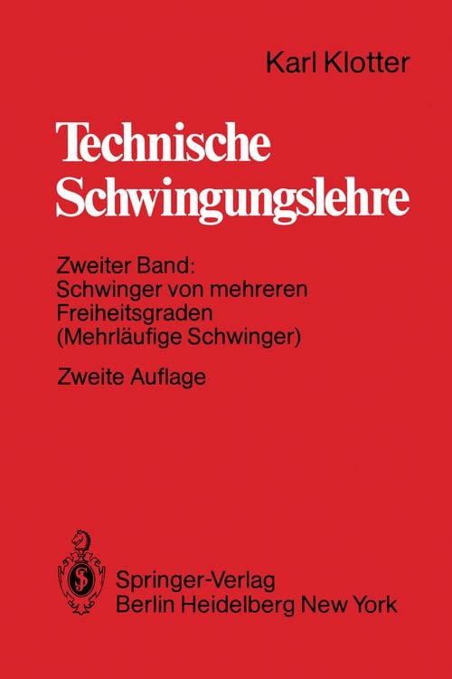 Produktbild: Technische Schwingungslehre