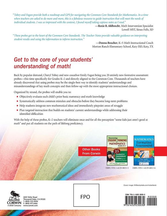 Produktbild: Uncovering Student Thinking About Mathematics in the Common Core, Grades K-2