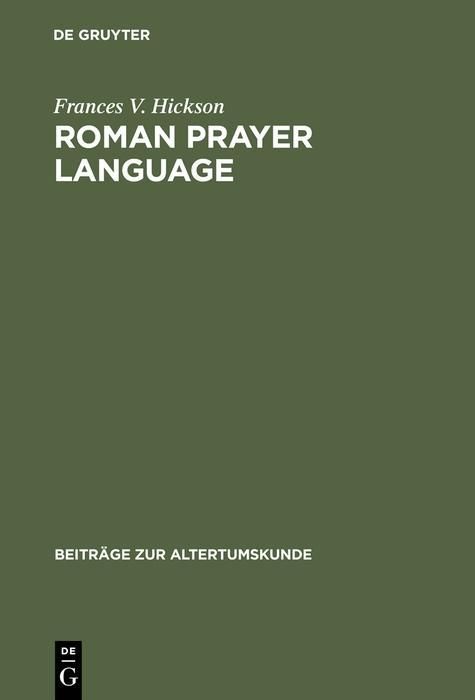 Produktbild: Roman Prayer Language