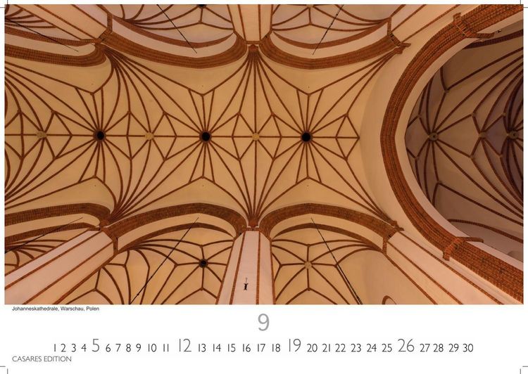 Produktbild: Himmelsgew&ouml;lbe Kalender 2027 &ndash; Wandkalender | Fotokalender Kunst 24x35cm | Architekturkalender | Beeindruckende Innenansichten: Kirchenkuppeln und -architekturen.