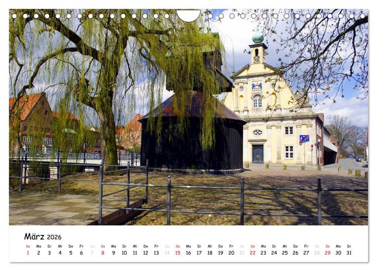 Produktbild: L&uuml;neburg - Stadt der Giebel und Fachwerkh&auml;user (Wandkalender 2026 DIN A4 quer), CALVENDO Monatskalender