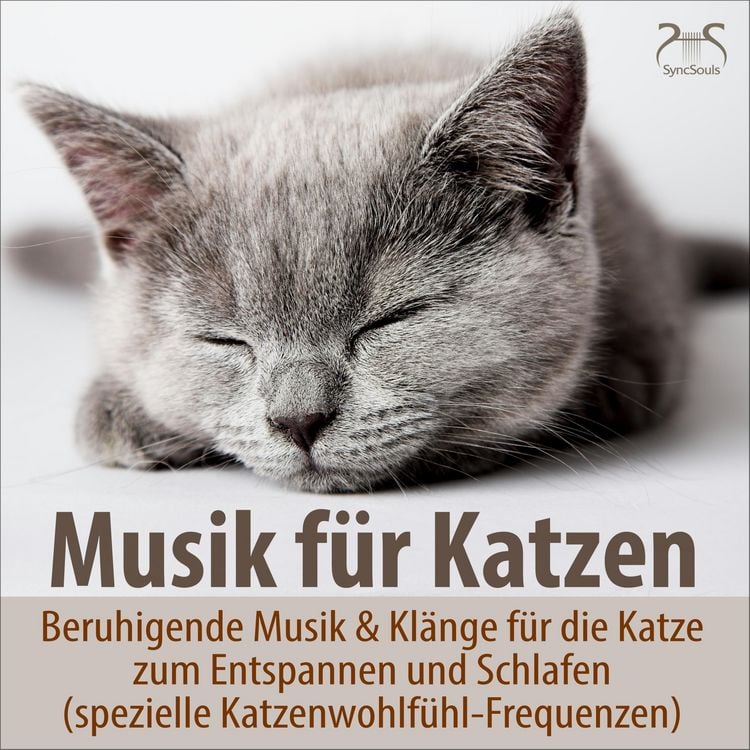Produktbild: Musik f&uuml;r Katzen - Beruhigende Musik & Kl&auml;nge f&uuml;r die Katze zum Entspannen und Schlafen