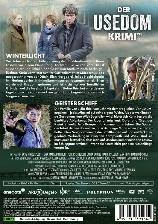 Produktbild: Der Usedom-Krimi: Winterlicht / Geisterschiff
