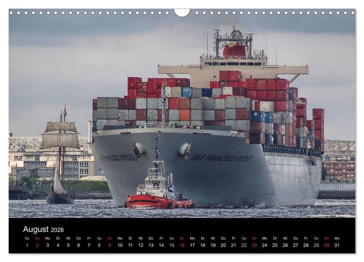Produktbild: Hafenarbeiter (Wandkalender 2026 DIN A3 quer), CALVENDO Monatskalender