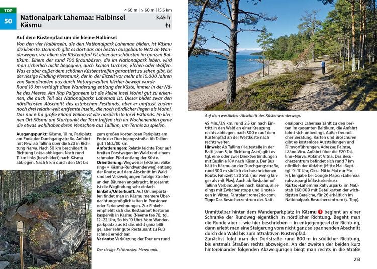 Produktbild: ROTHER Wanderf&uuml;hrer Baltikum &ndash; Litauen, Lettland und Estland