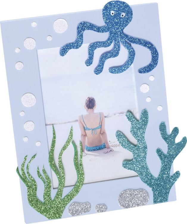 Produktbild: Folia Moosgummi GLITTER/BASIC 20x29cm 10 Blatt farbig