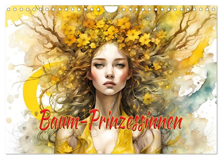 Produktbild: Baum-Prinzessinnen (Wandkalender 2026 DIN A4 quer), CALVENDO Monatskalender