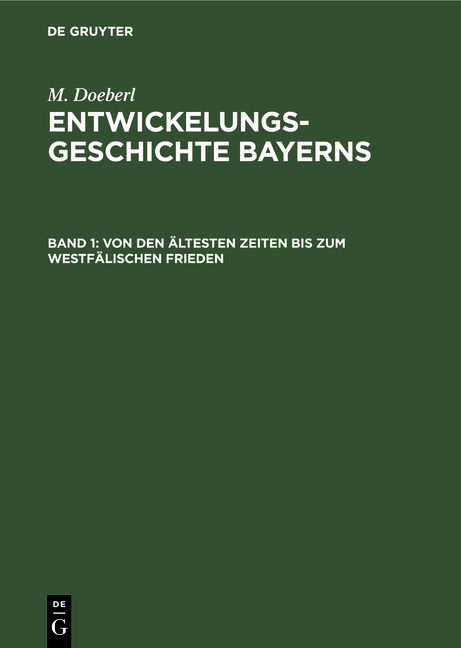Produktbild: Von den &auml;ltesten Zeiten bis zum Westf&auml;lischen Frieden