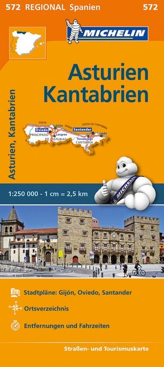 Produktbild: Michelin Asturien, Kantabrien
