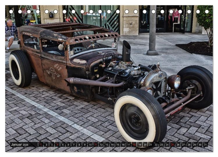 Produktbild: American Hot Rod (Tischkalender 2026 DIN A5 quer), CALVENDO Monatskalender
