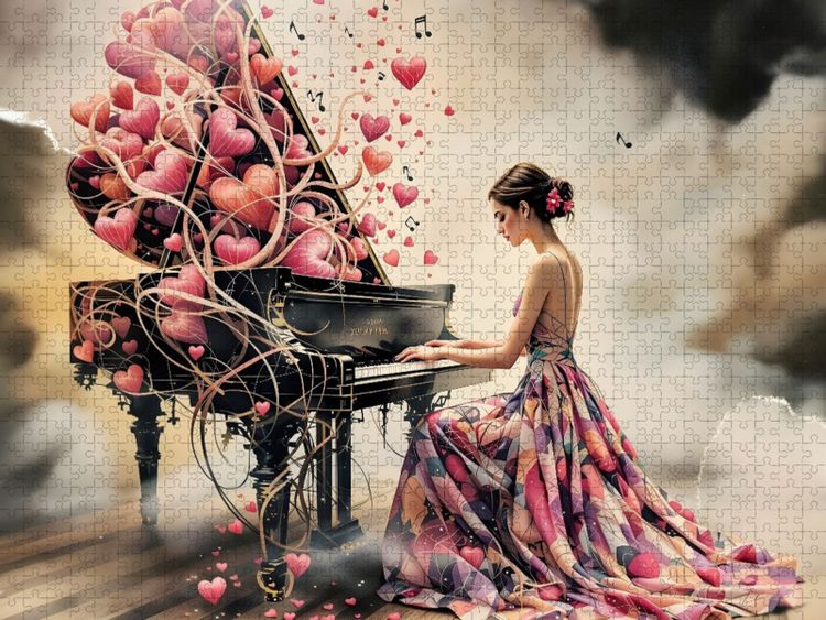 Produktbild: CALVENDO Puzzle Herzliche T&ouml;ne | 2000 Teile Lege-Gr&ouml;&szlig;e 90x67cm Foto-Puzzle f&uuml;r gl&uuml;ckliche Stunden