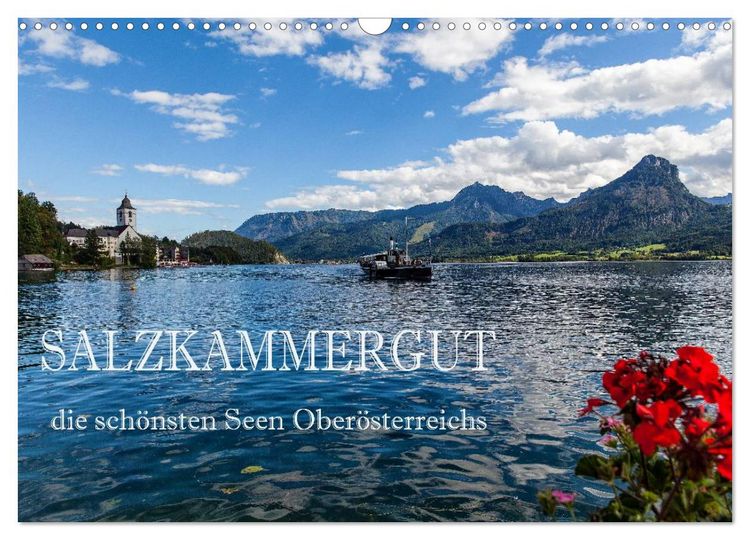 Produktbild: Salzkammergut - Die sch&ouml;nsten Seen Ober&ouml;sterreichs (Wandkalender 2026 DIN A3 quer), CALVENDO Monatskalender