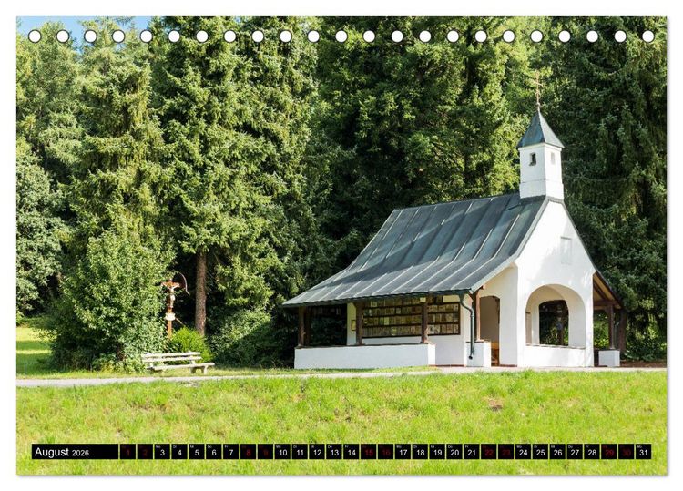 Produktbild: Bayerische Landschaften - Ein Streifzug durch das Dachauer Land (Tischkalender 2026 DIN A5 quer), CALVENDO Monatskalender
