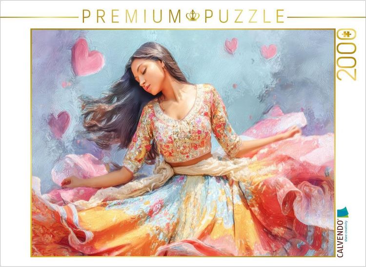 Produktbild: CALVENDO Puzzle Herzpoesie | 2000 Teile Lege-Gr&ouml;&szlig;e 90x67cm Foto-Puzzle f&uuml;r gl&uuml;ckliche Stunden