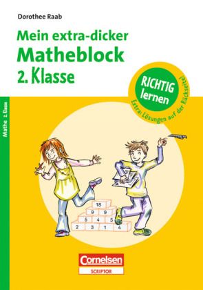 Produktbild: Richtig lernen 2. Schuljahr. Mein extra-dicker Matheblock
