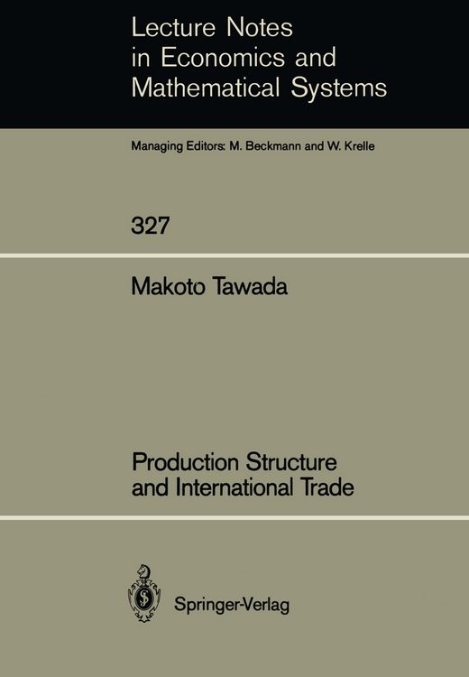 Produktbild: Production Structure and International Trade
