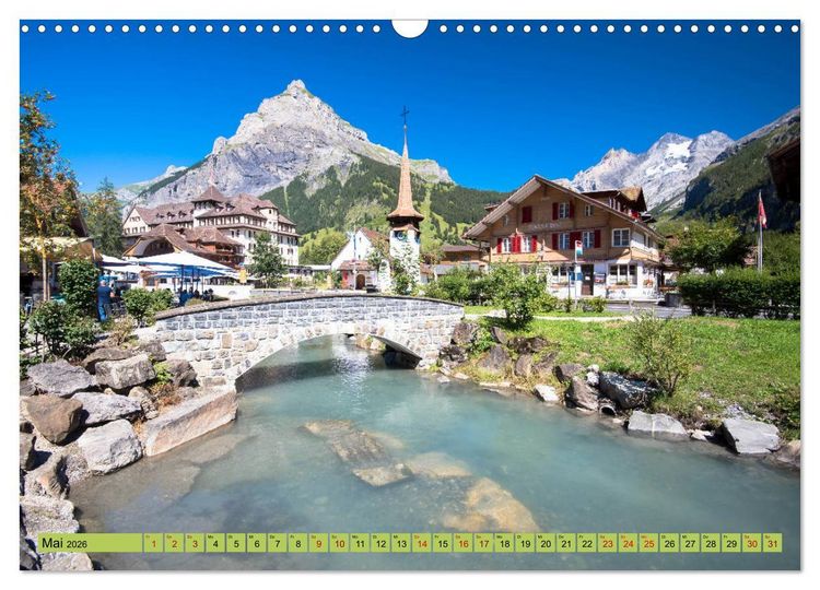Produktbild: Alpentraum Kandersteg (Wandkalender 2026 DIN A3 quer), CALVENDO Monatskalender