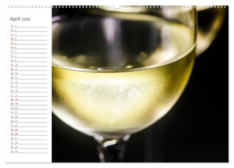 Produktbild: Wein (hochwertiger Premium Wandkalender 2026 DIN A2 quer), Kunstdruck in Hochglanz