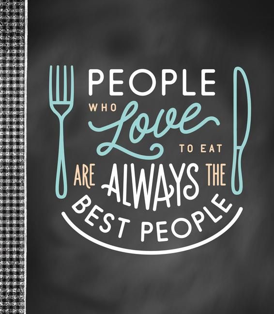 Produktbild: Small Recipe Binder - People Who Love to Eat Are Always the Best People