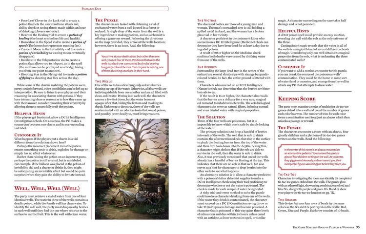 Produktbild: The Game Master's Book of Puzzles and Wonders