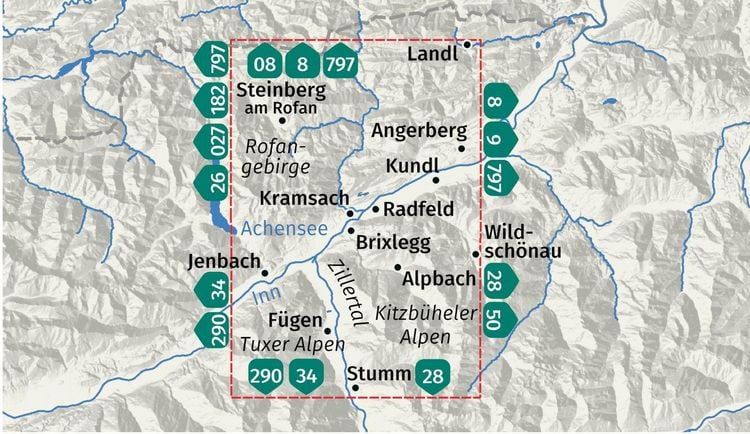 Produktbild: KOMPASS Wanderkarte 028 Alpbachtal, Seenland 1:25.000