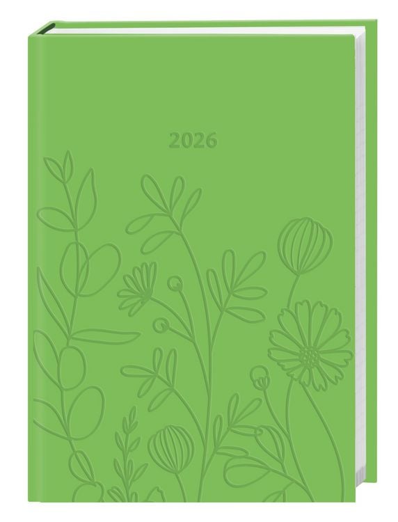 Produktbild: Kalenderbuch A6 grün 2026